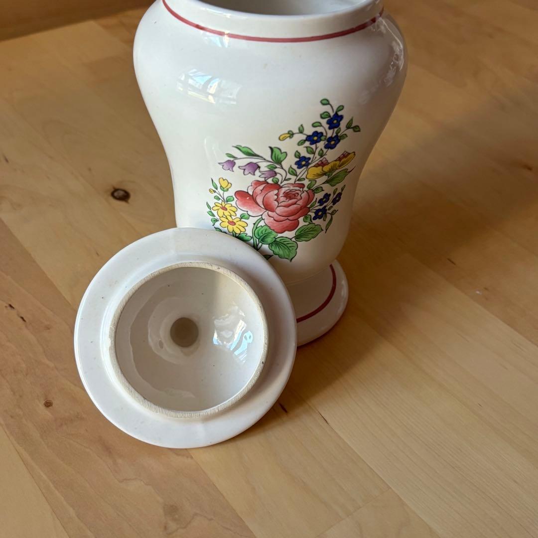 Ｋ&Gリュネヴィル 蓋付ポット1920年代 キャニスター