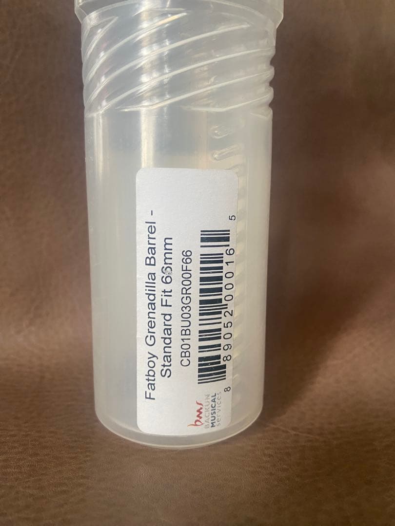 バックーン バレル　Backun Fatboy Grenadilla 66mm