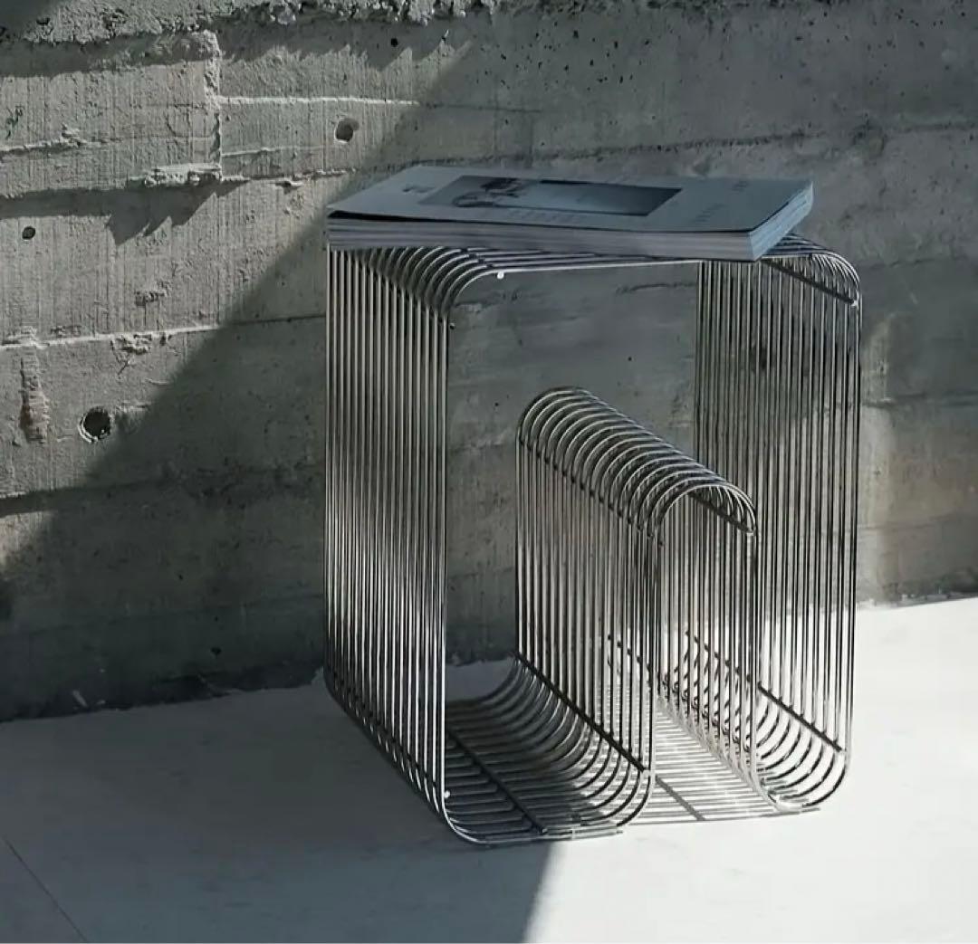 ワイヤー シェルフ マガジンラック リプロダクト テーブル 北欧 スタイリッシュ