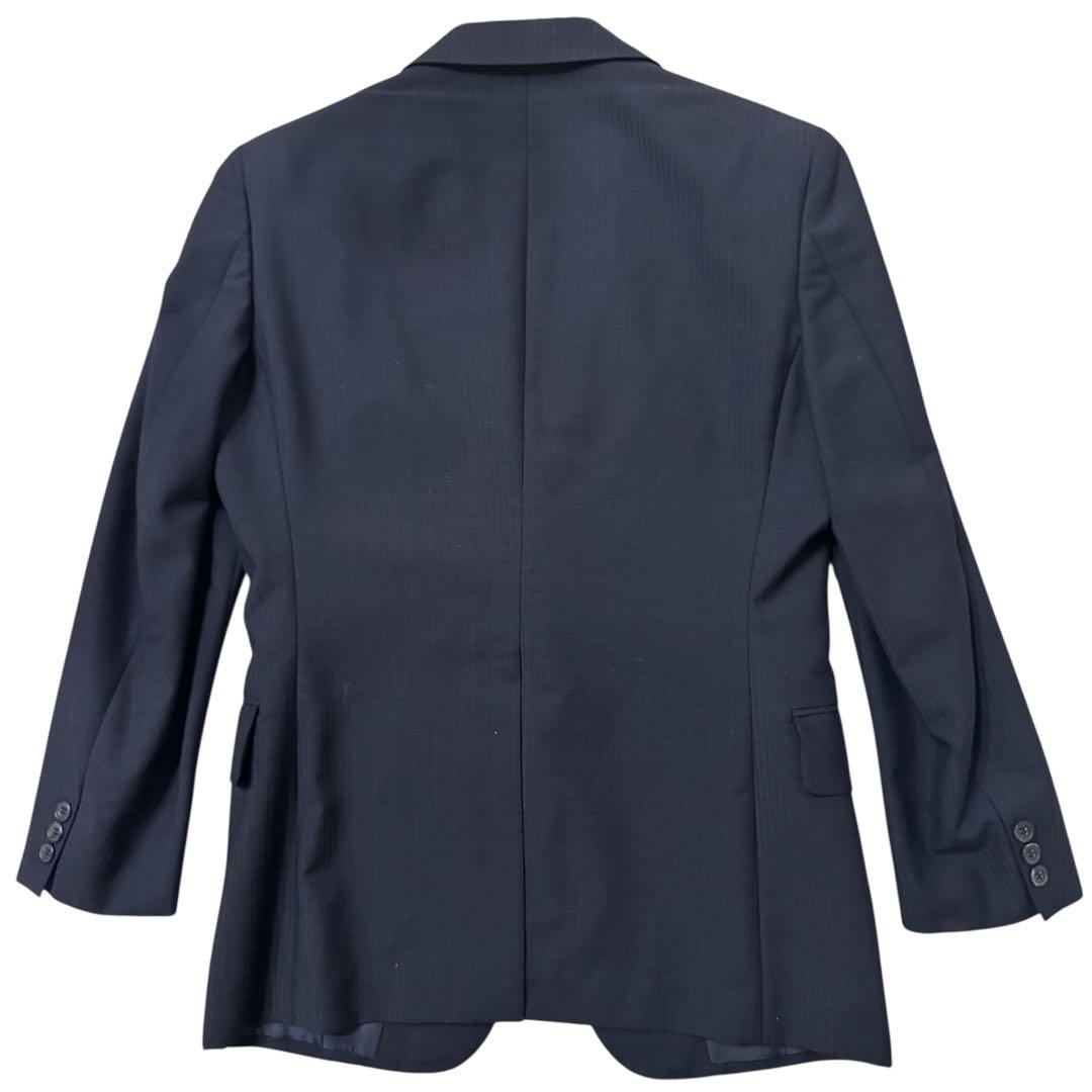 【美品】　Burberry スーツ　セットアップ　ネイビー モヘア　ストライプ