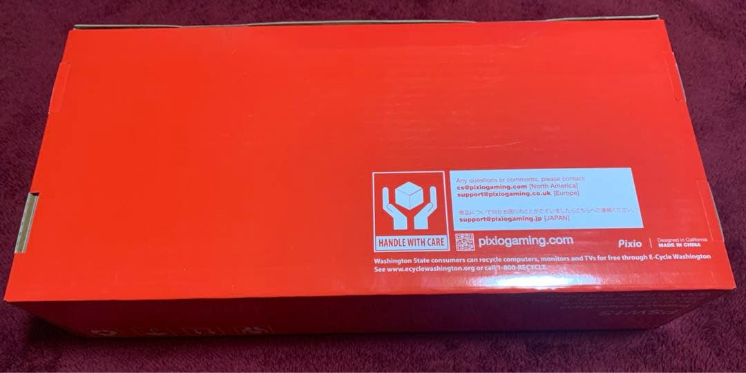 【新品未開封】 モニターアーム Pixio パープル 設置写真あり