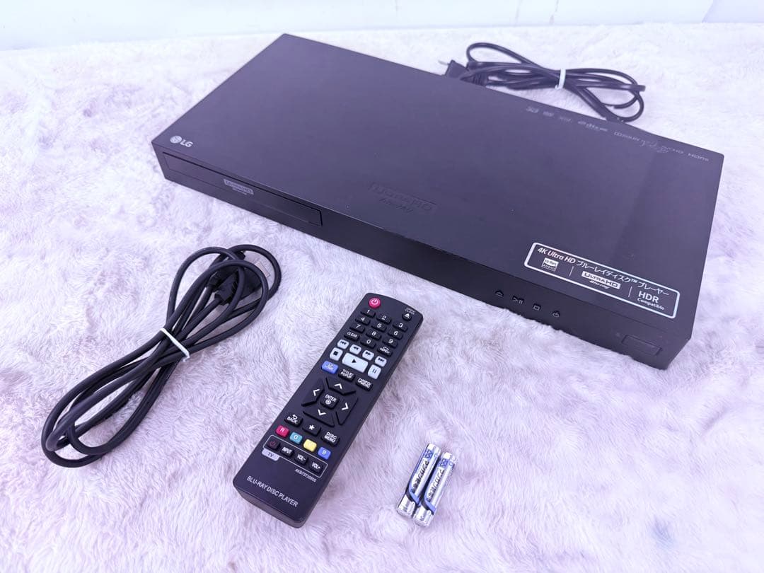 すぐに視聴可能♪LG Ultra HDブルーレイディスクプレーヤー UP970