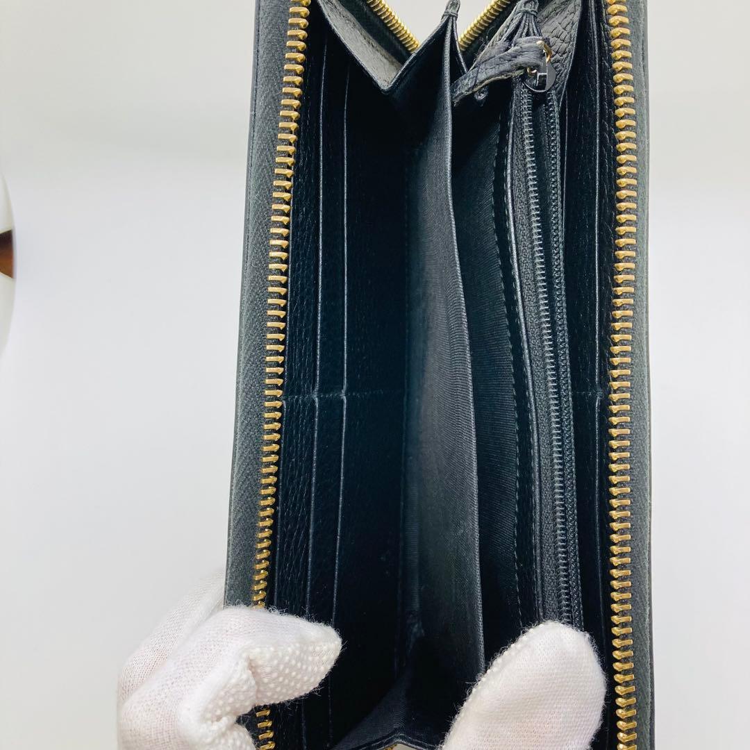 GUCCI グッチ マーモント 長財布 財布 黒 男 女 A747
