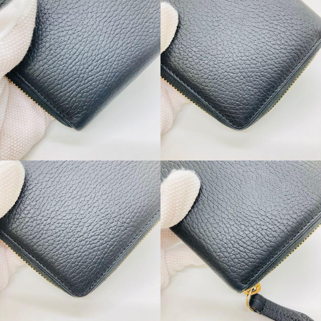 GUCCI グッチ マーモント 長財布 財布 黒 男 女 A747