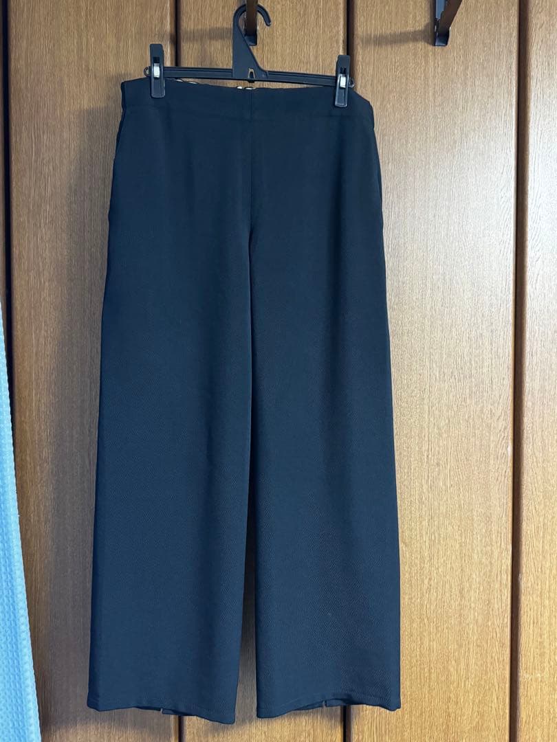 着用2回　OVERCOAT パンツ　スラックス　ブラック　サイズ2 トラウザー