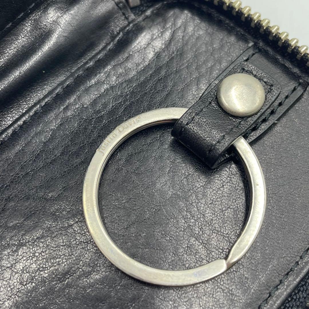 美品　Justin Davis ZIP KEY CASE