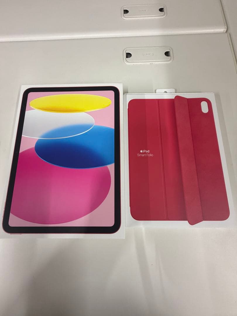 『値下げ』iPad 10世代64gb ピンク Smart Folio付き