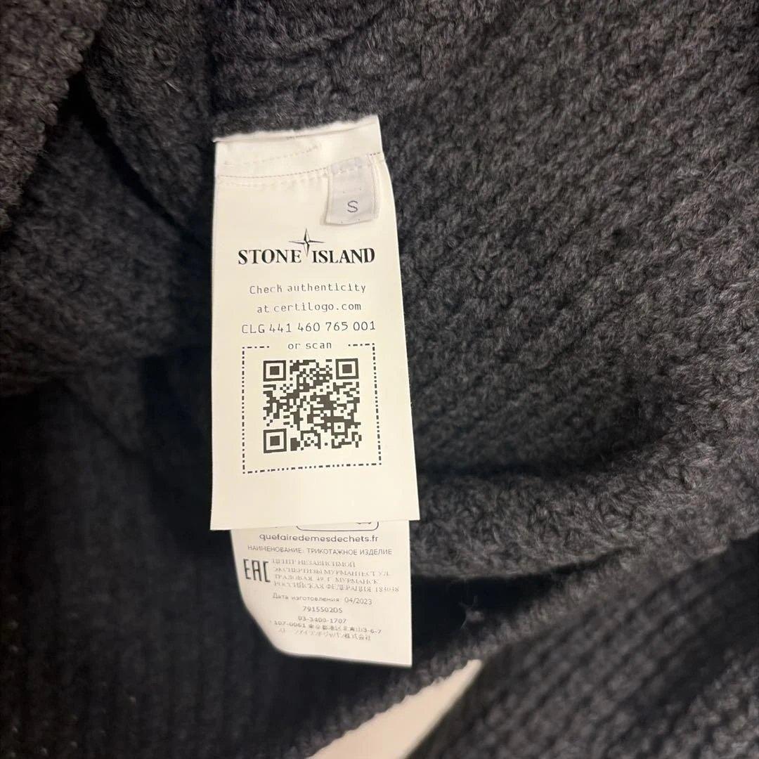 STONE  ダークグレー ニット　S