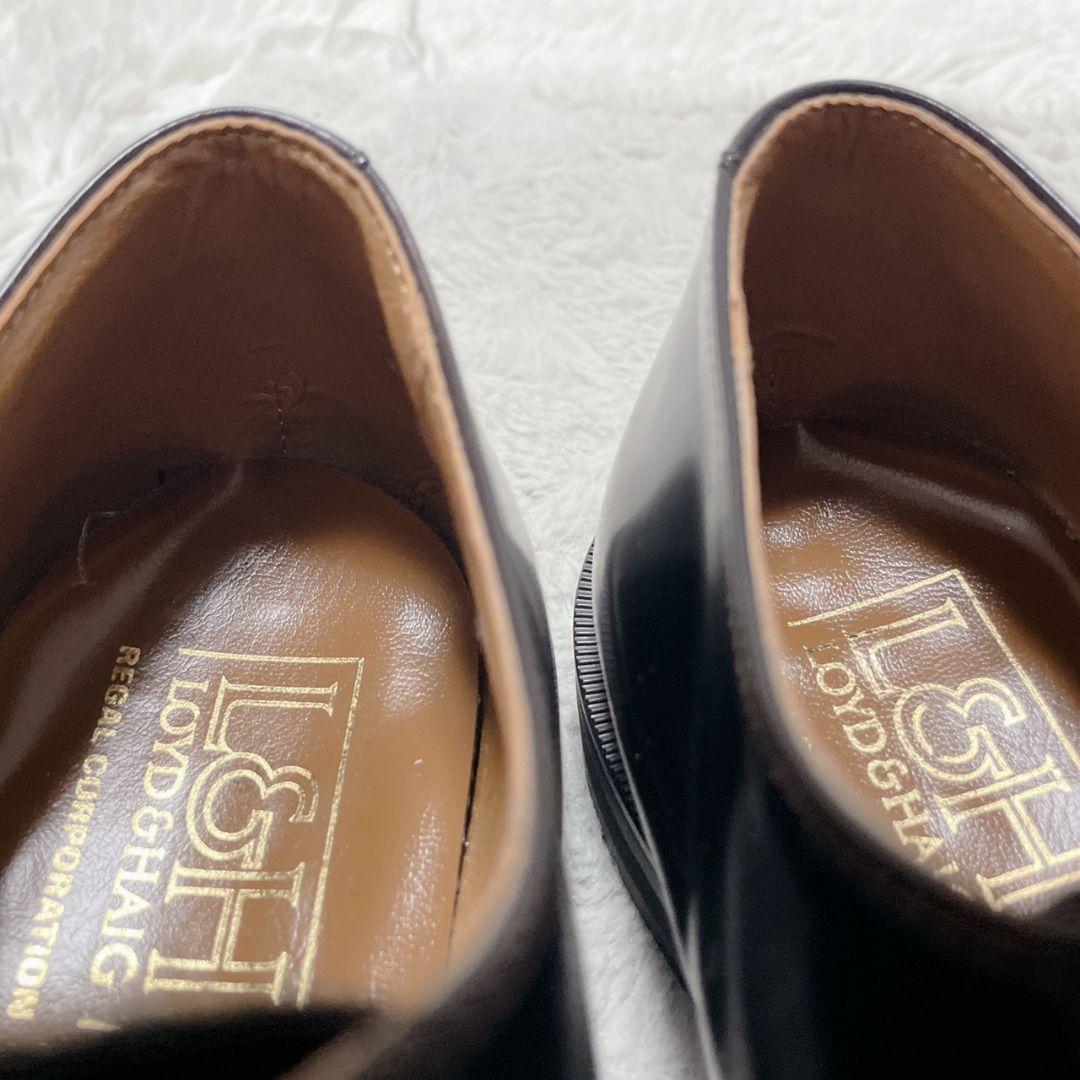 新品　リーガル Ｌ＆H ビジネスシューズ　ダークブラウン　リアルレザー　革靴