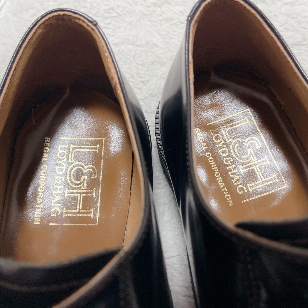 新品　リーガル Ｌ＆H ビジネスシューズ　ダークブラウン　リアルレザー　革靴