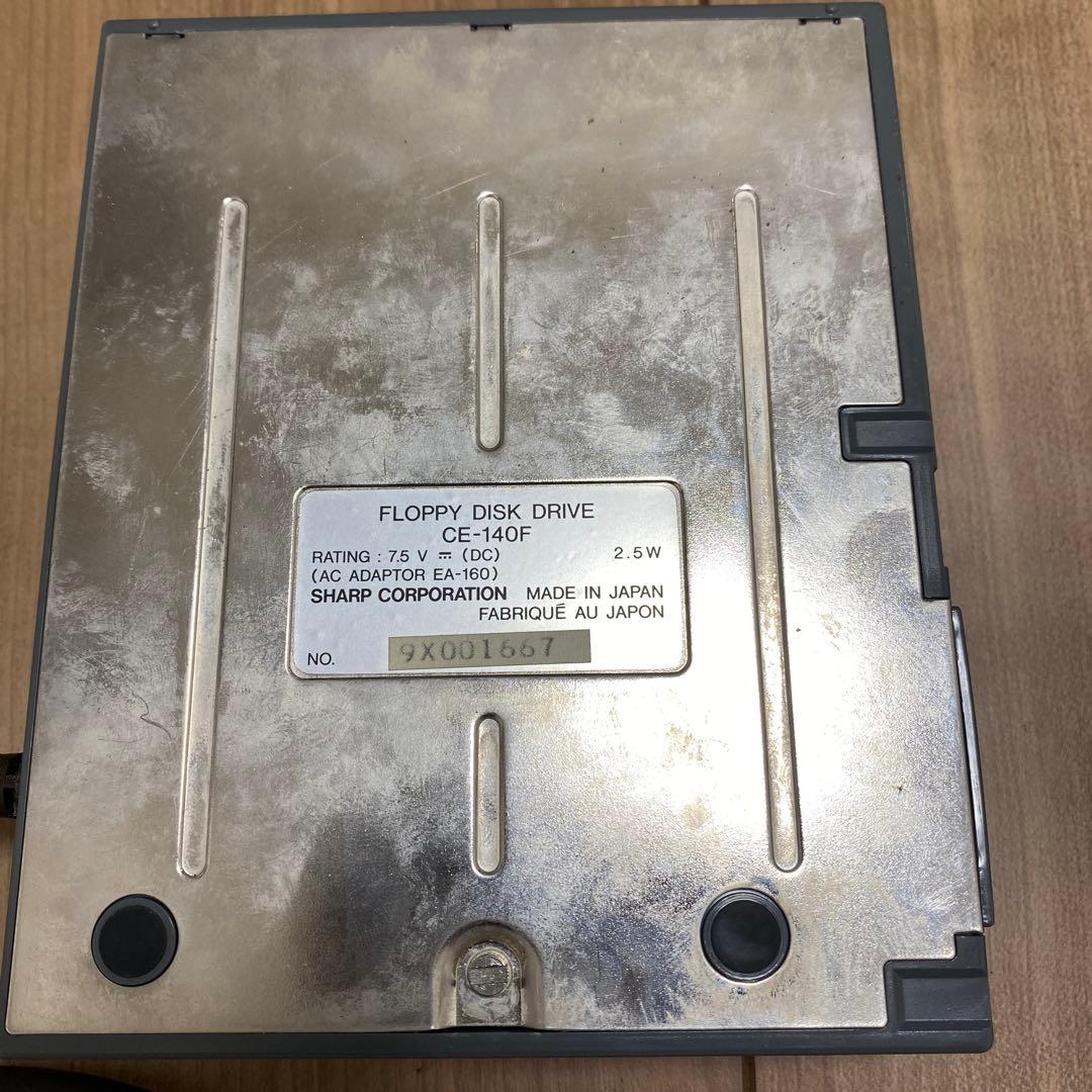 [希少品] SHARP CE-140F ポケコン用ポケットディスクドライブ