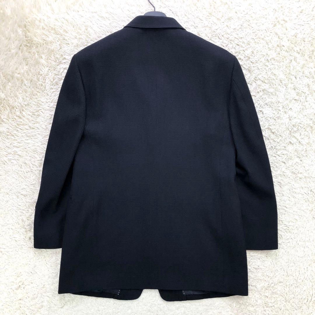 美品 メンズティノラス 3ピース スーツ セットアップ Sサイズ 凹凸 黒