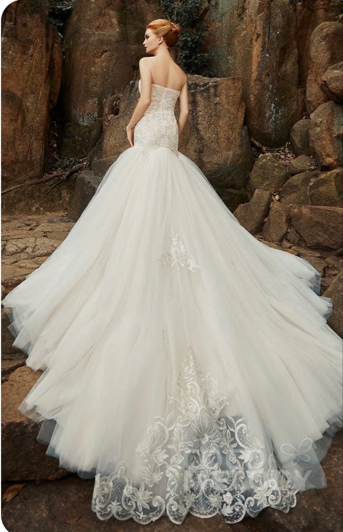 コ*ン様 cocomelody マーメイドドレス　ウェディングドレス　収納袋付き