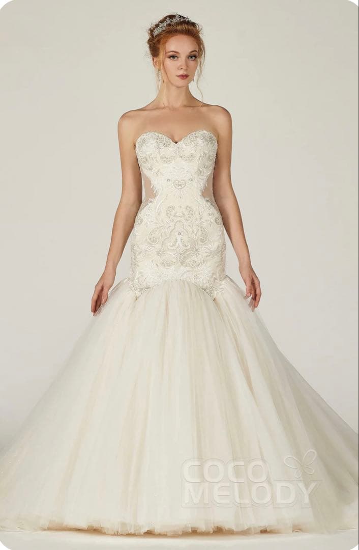 コ*ン様 cocomelody マーメイドドレス　ウェディングドレス　収納袋付き