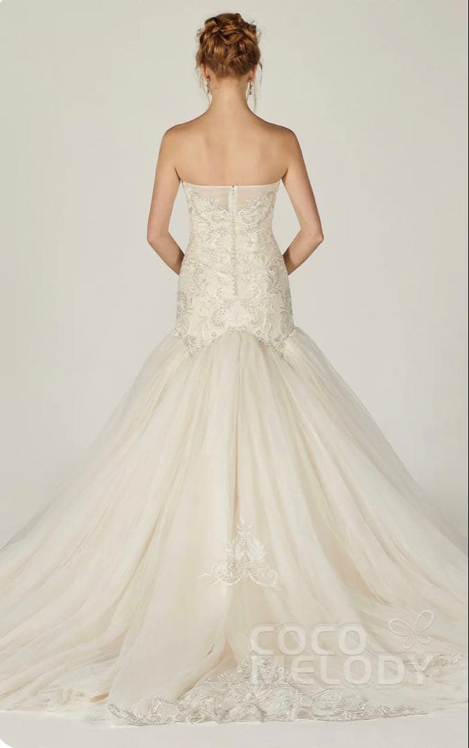 コ*ン様 cocomelody マーメイドドレス　ウェディングドレス　収納袋付き