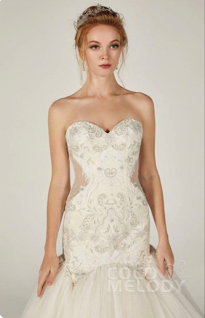 コ*ン様 cocomelody マーメイドドレス　ウェディングドレス　収納袋付き