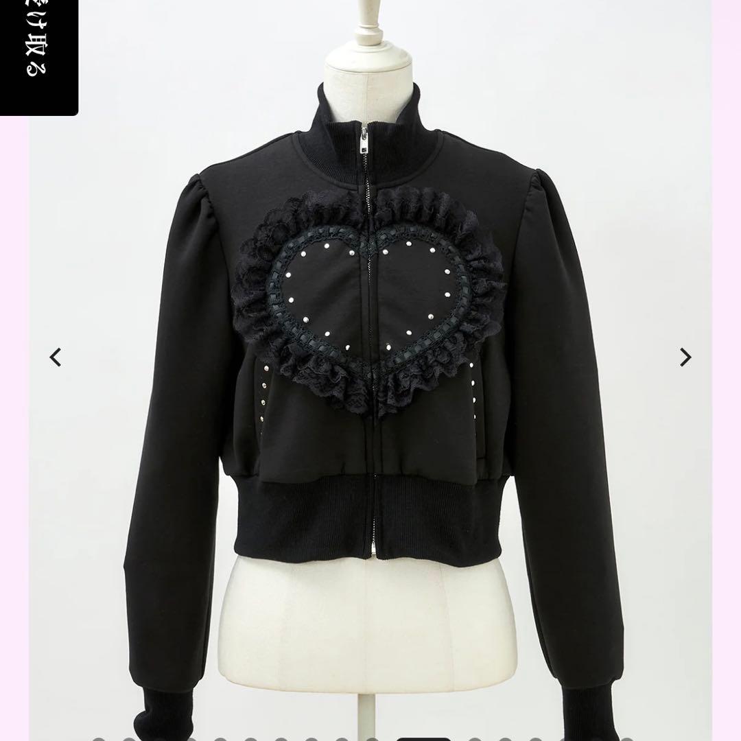 ジャケット・アウター avenchumu Love heart's cake zip outer