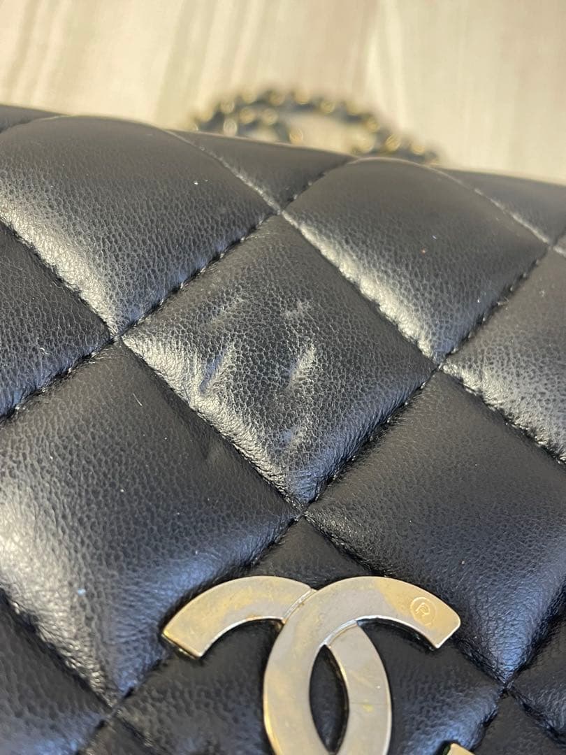 CHANEL キルティング ショルダーバッグ　マトラッセ チェーンショルダー