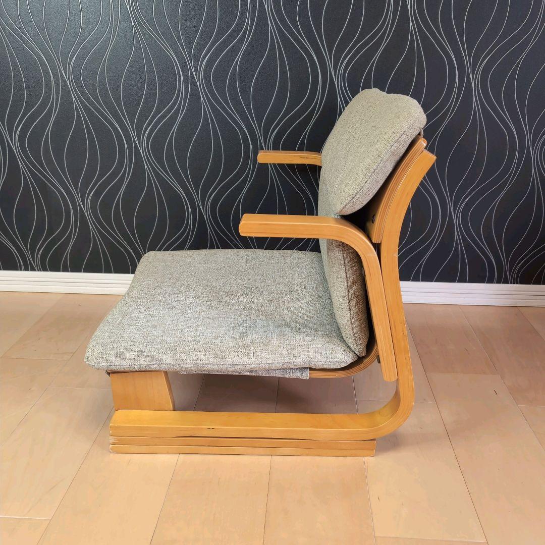 楽座椅子 通販生活 カタログハウス 新日本木工 2脚 セット