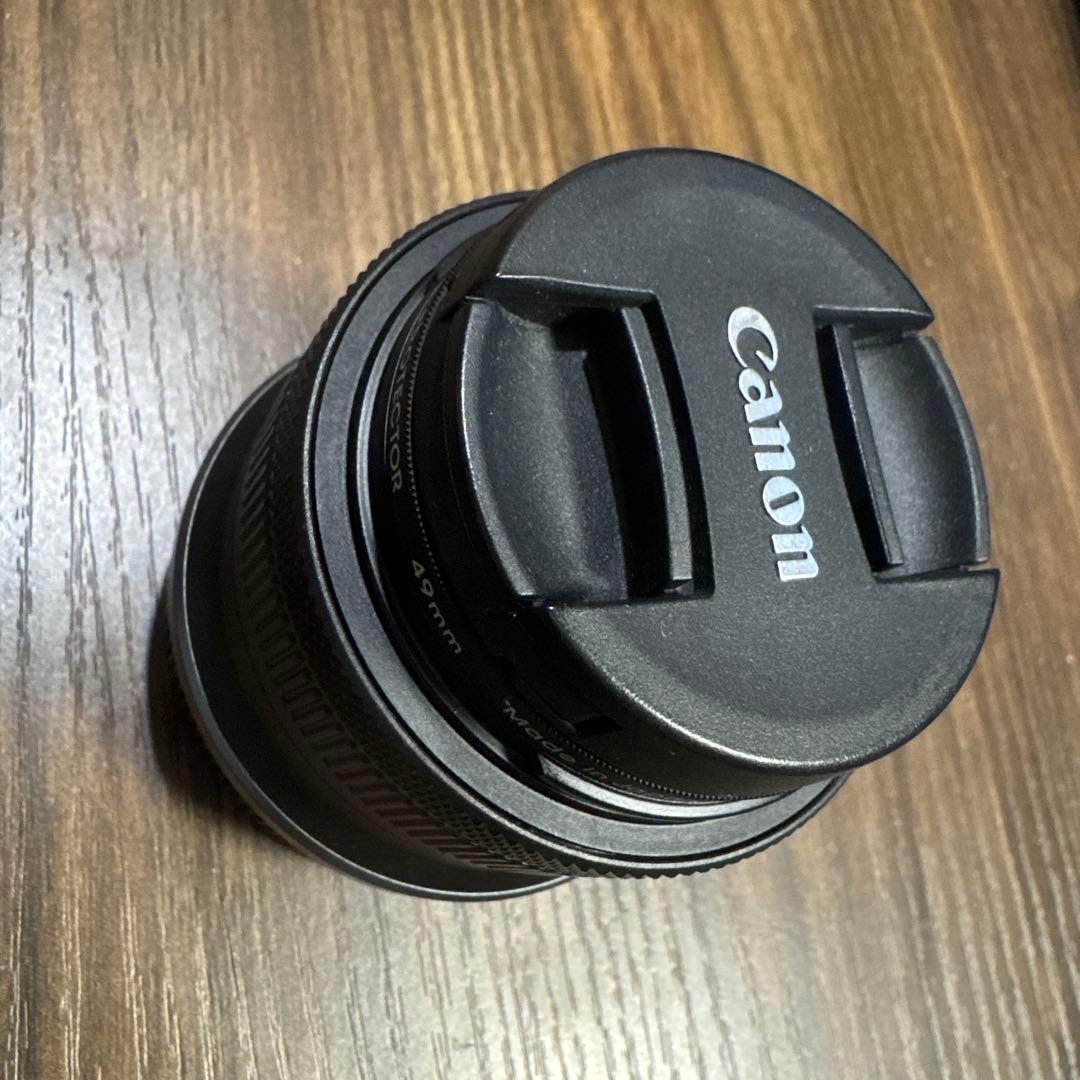 【美品】Canon RF-S 18-45mm レンズ 保護フィルター付き