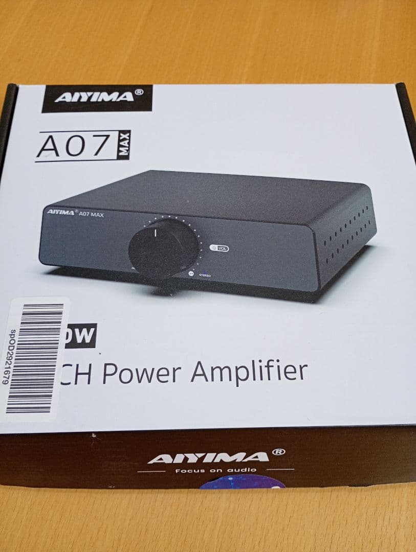 Aiyima A07 MAX パワーアンプ 本体 5月購入品。