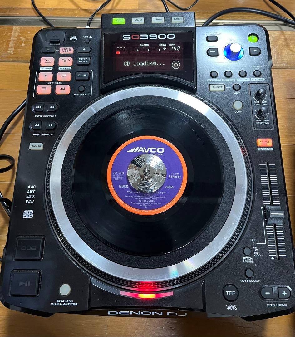 ジャンク扱い　DENON DJ SC3900 ターンテーブル 2台セット