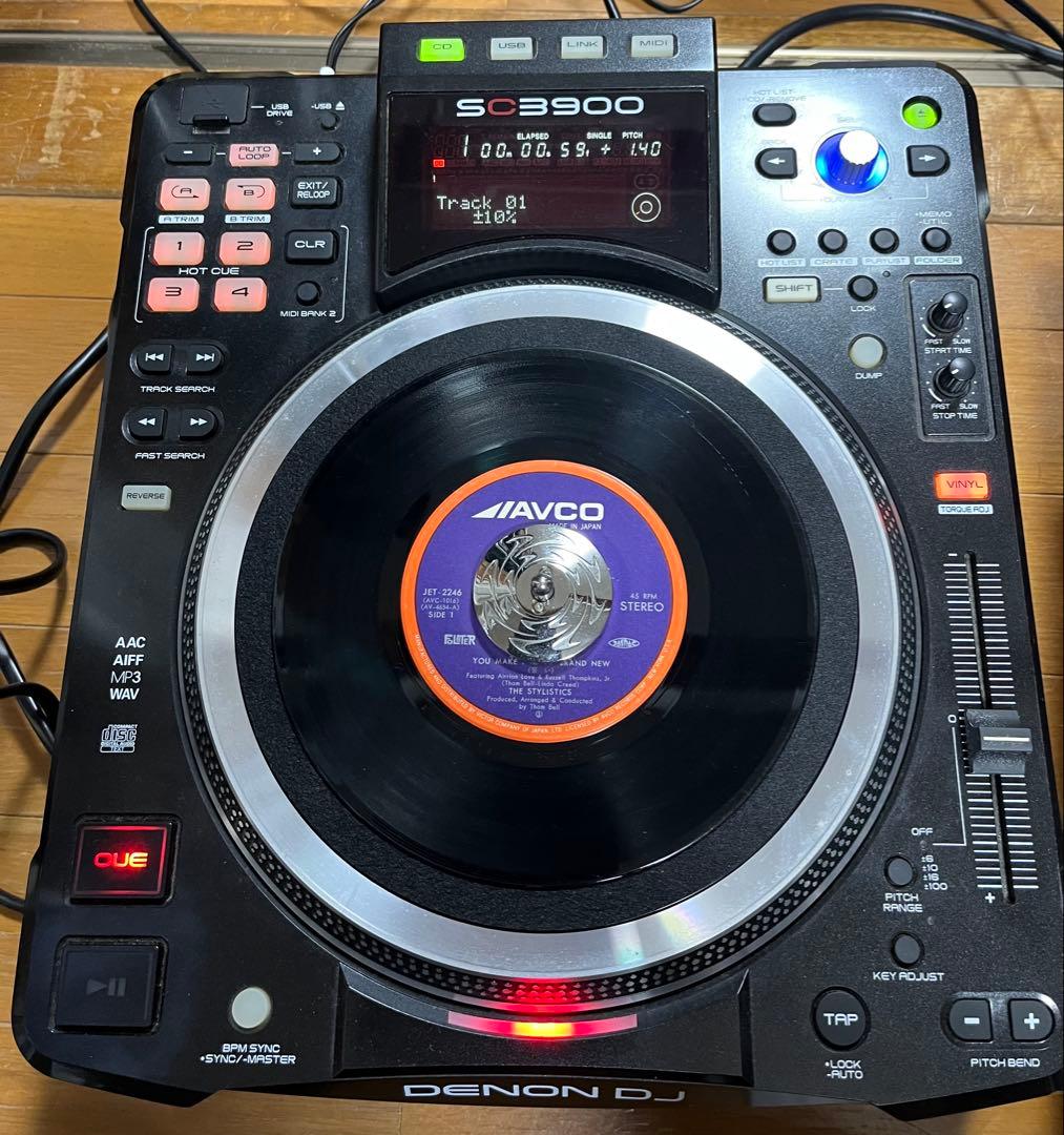 ジャンク扱い　DENON DJ SC3900 ターンテーブル 2台セット