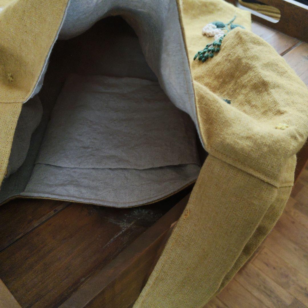 【ちゃちゃ子様オーダー専用ページ】リネン刺繍　クッションカバー　エコバッグ