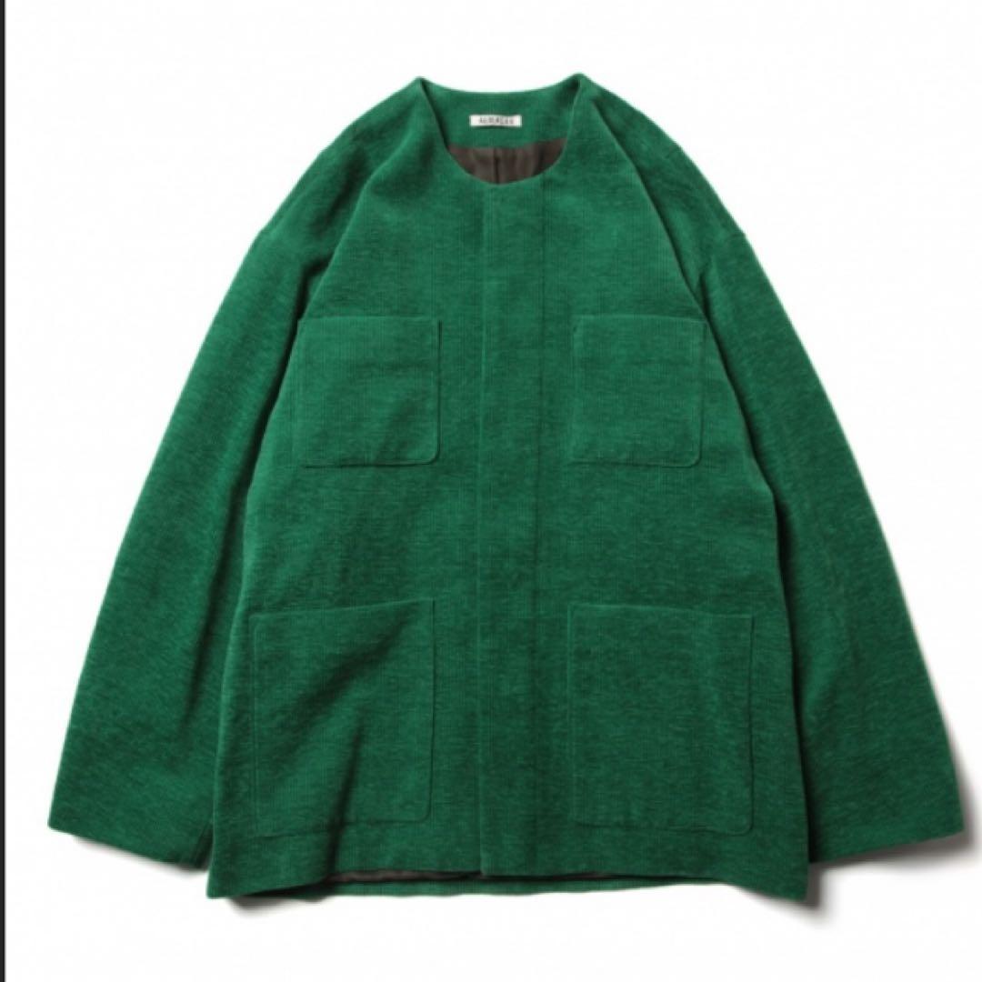 AURALEE WOOL COTTON MOLE BLOUSON オーラリー