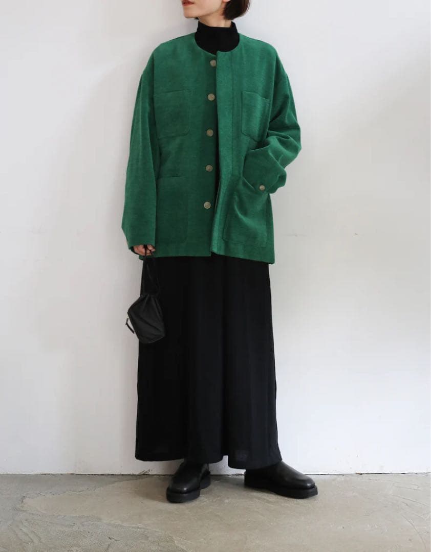 AURALEE WOOL COTTON MOLE BLOUSON オーラリー