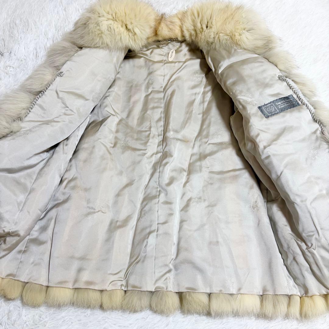 SAGA FOX スーパークオリティ フォックスファー 毛皮コート L タグ付き