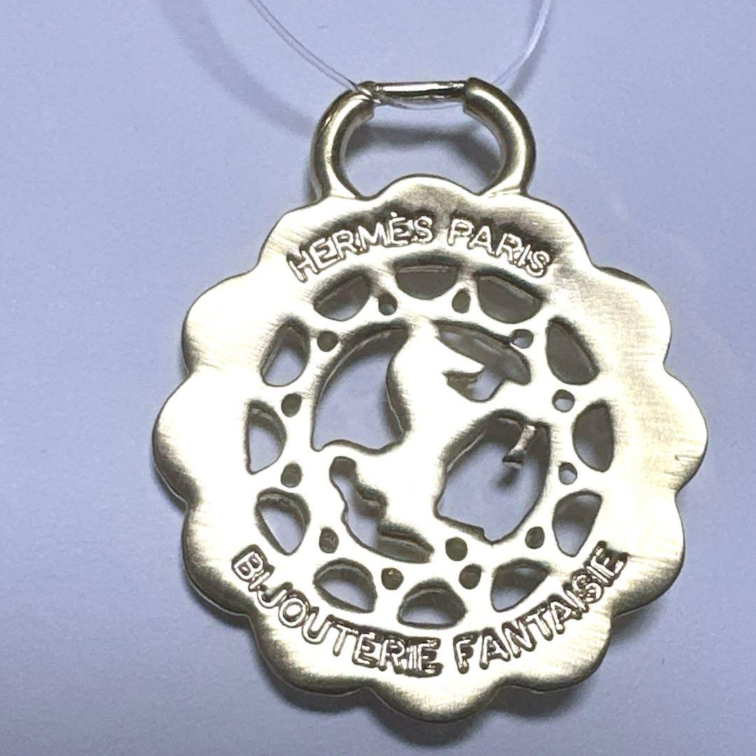極美品　HERMES　エルメス　ブローチ　ペントップ　チャーム　馬　ホース
