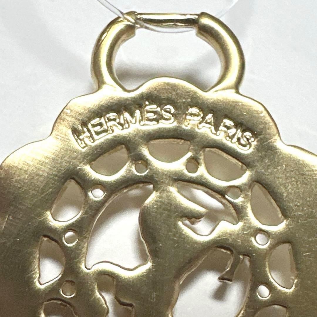 極美品　HERMES　エルメス　ブローチ　ペントップ　チャーム　馬　ホース