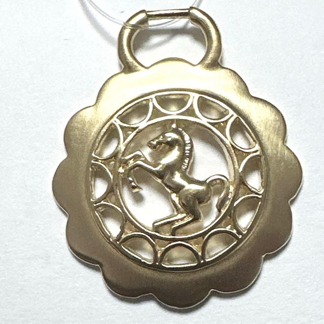 極美品　HERMES　エルメス　ブローチ　ペントップ　チャーム　馬　ホース