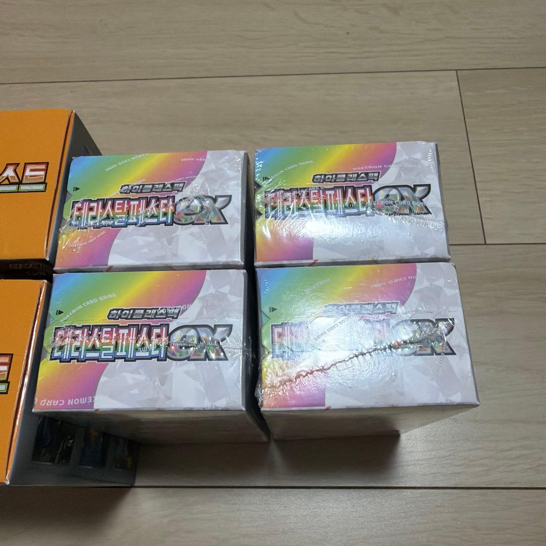 韓国版ポケカ　テラスタルフェスex クレイバースト　ロケット団の栄光　まとめ売り