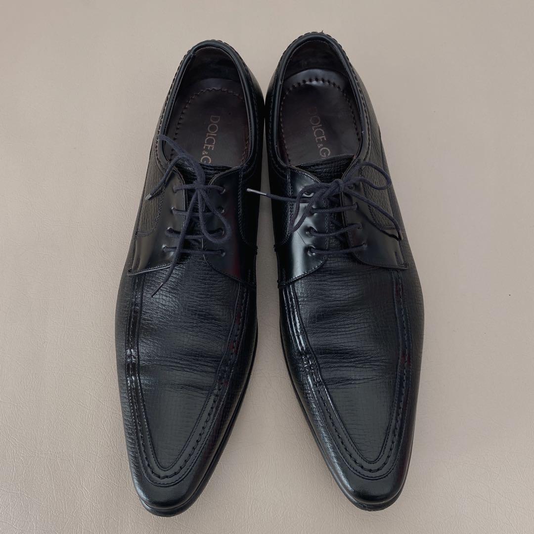 DOLCE&GABBANA ブラック ドレスシューズ