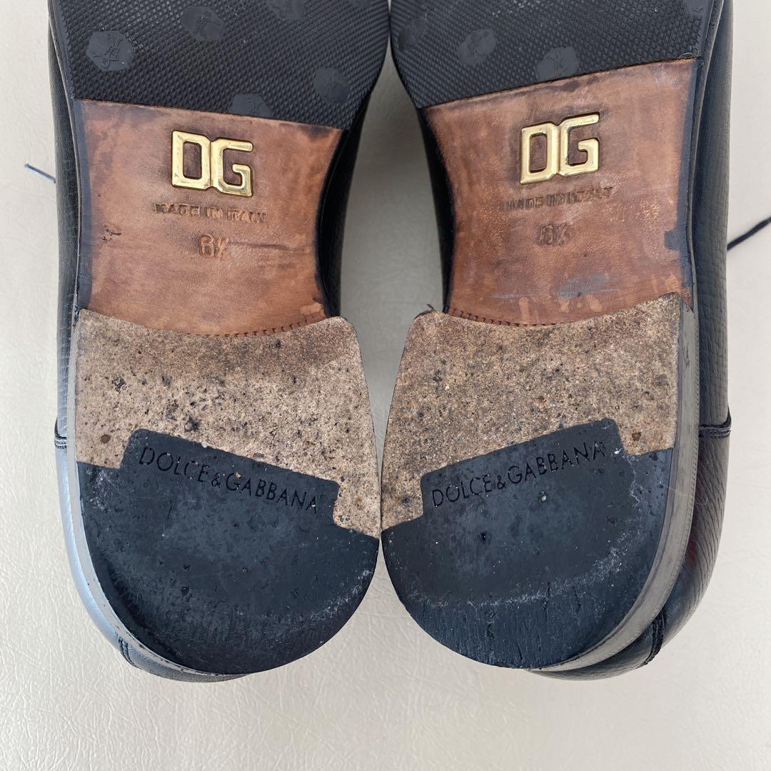 DOLCE&GABBANA ブラック ドレスシューズ