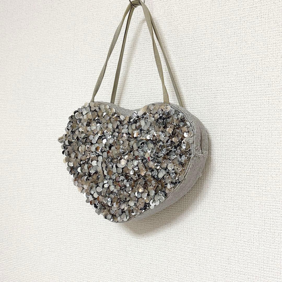 激レア❤︎Che Che NEW YORK❤︎ハートバッグ　キラキラ　スパンコール