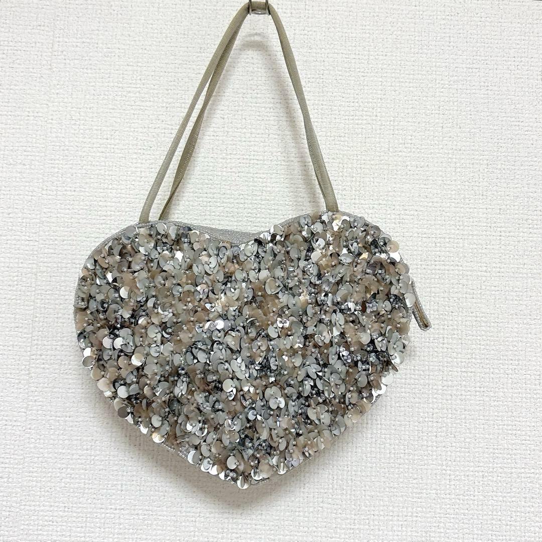 激レア❤︎Che Che NEW YORK❤︎ハートバッグ　キラキラ　スパンコール