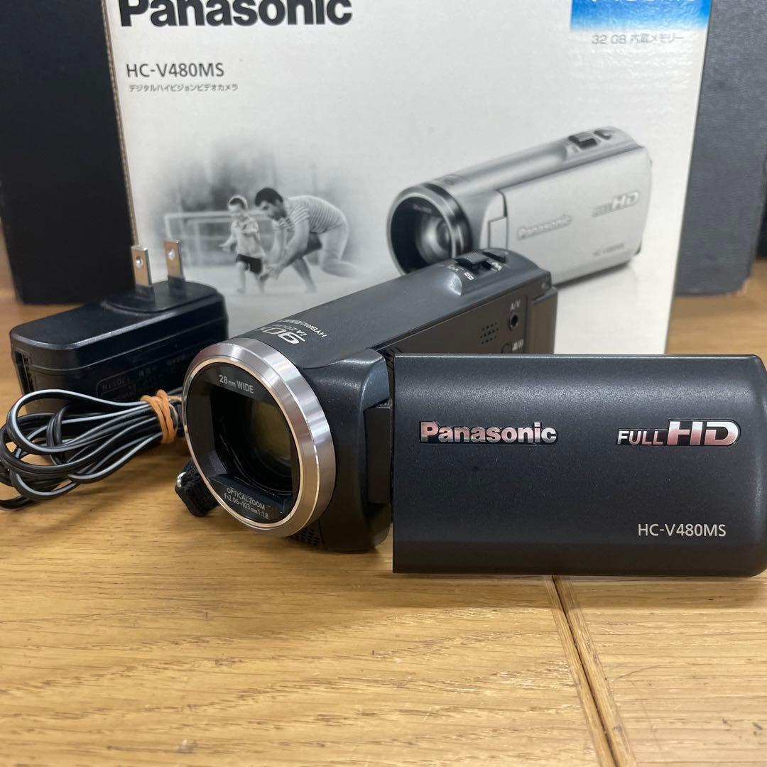 動作品 Panasonic HC-V480MS ビデオカメラ