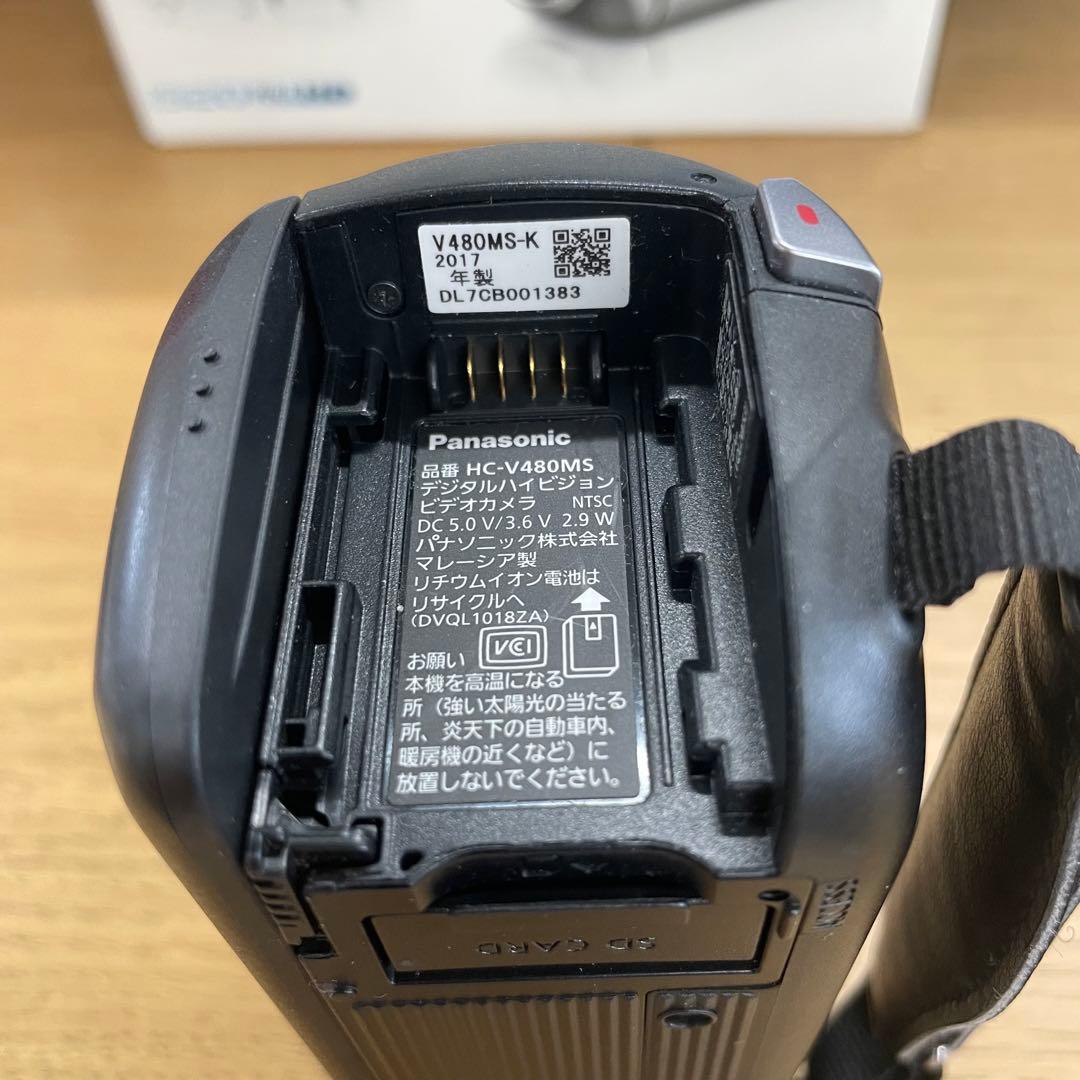 動作品 Panasonic HC-V480MS ビデオカメラ