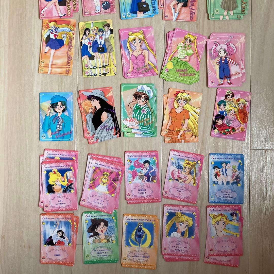 セーラームーン トレーディングカード全種計102枚