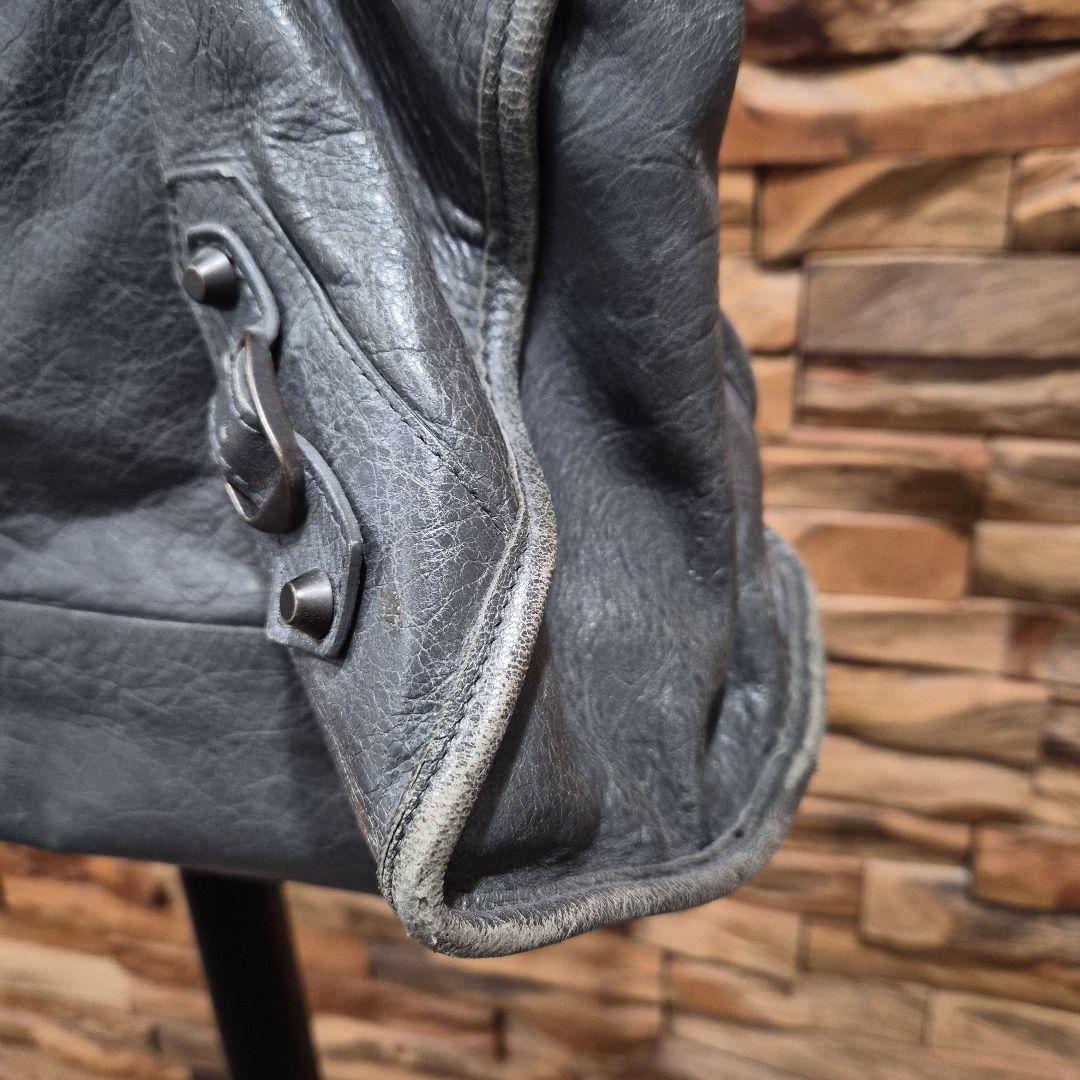 BALENCIAGA　グレー　ワーク　バック