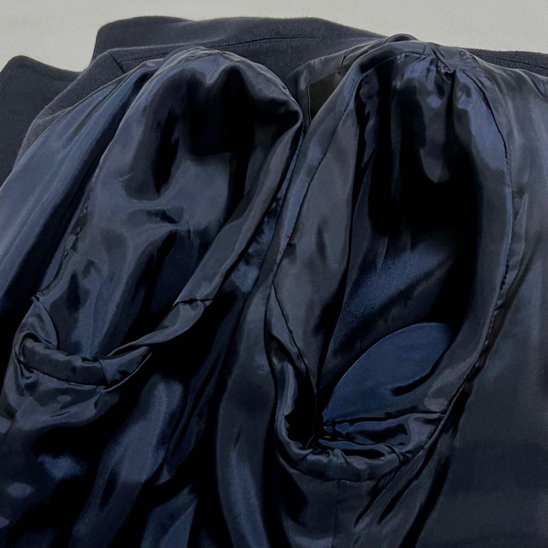 DAMA collection ウール100%コート XL（13AR）ネイビー