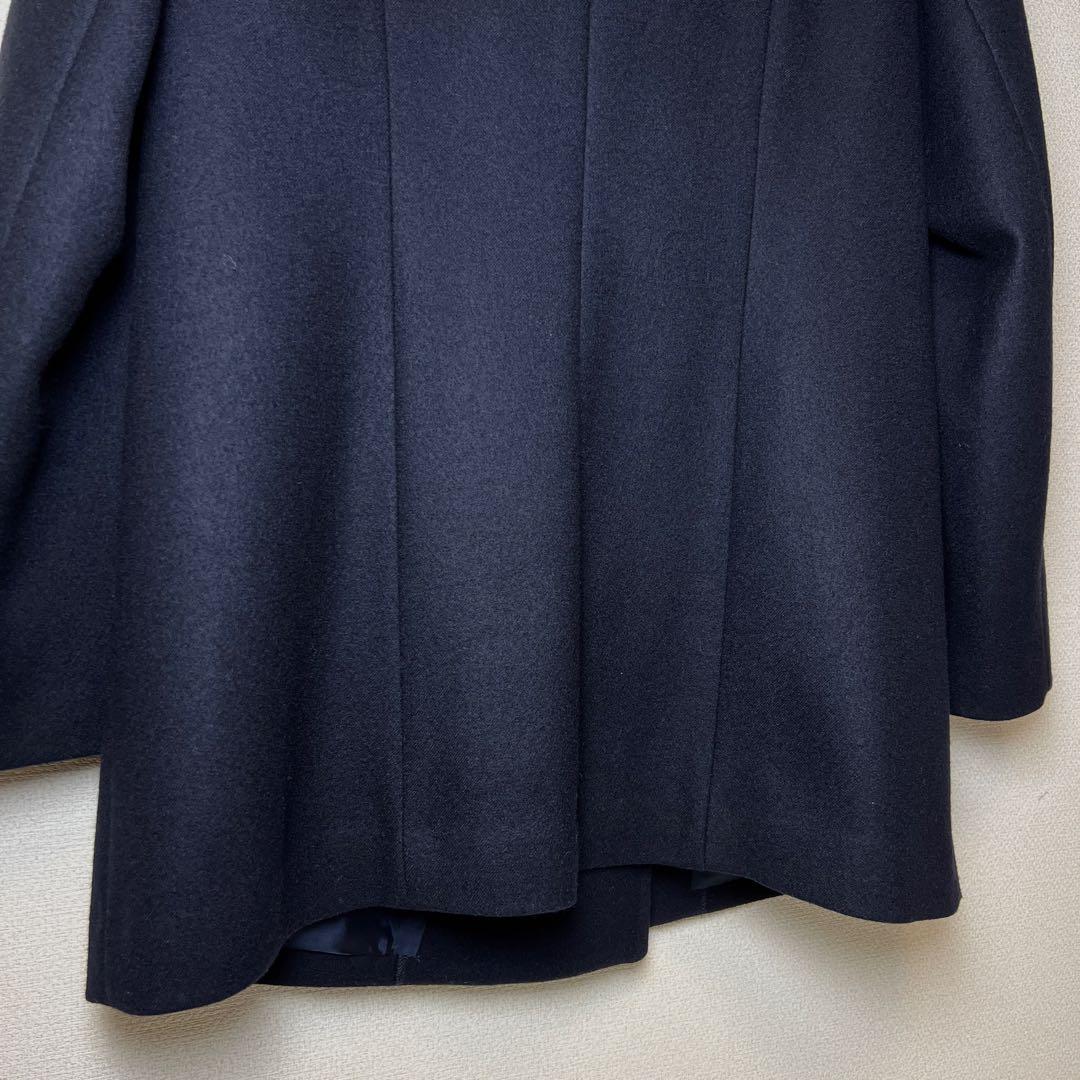 DAMA collection ウール100%コート XL（13AR）ネイビー
