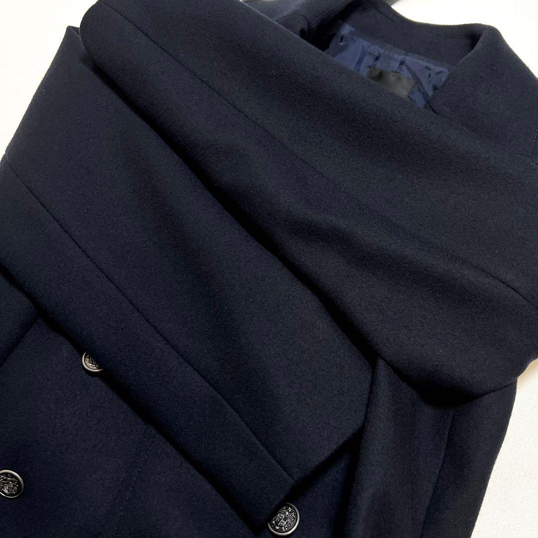 DAMA collection ウール100%コート XL（13AR）ネイビー