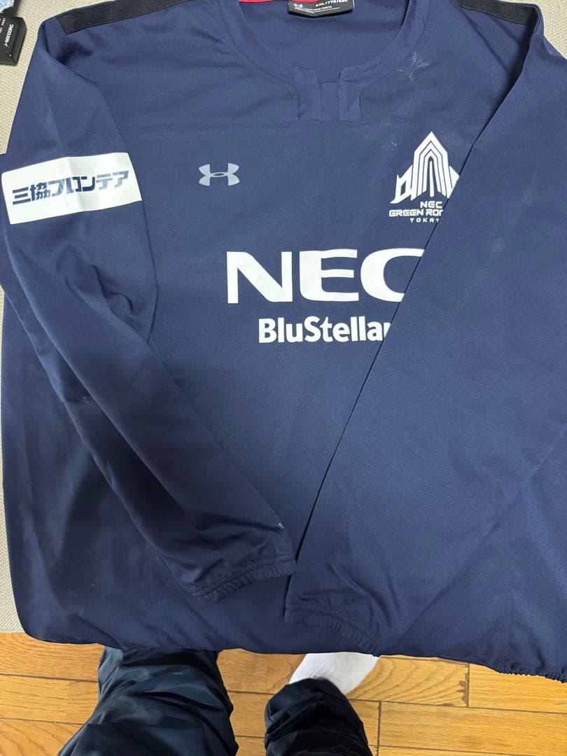 Under Armour ネイビー 長袖 XXL ウォームアップウェア