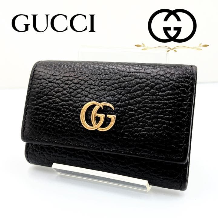 GUCCI＊グッチ＊カードポケット付き＊キーケース＊マーモント＊6連＊