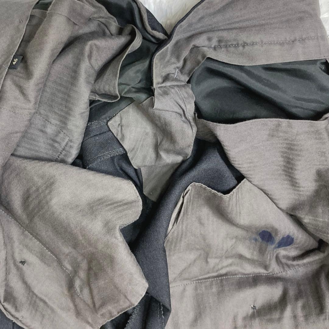 ユナイテッドアローズ　セットアップ　プレミアムウール　ダークグレー　46