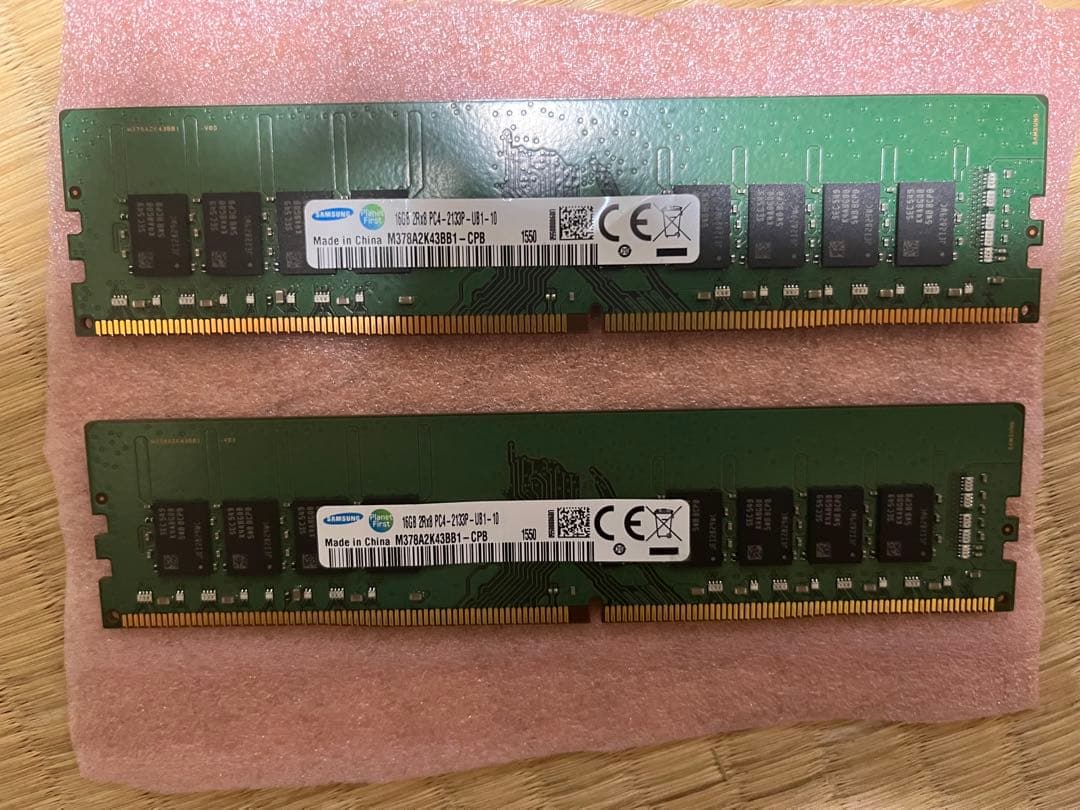 Samsung DDR4 16GBx2 32GB 2133P メモリー